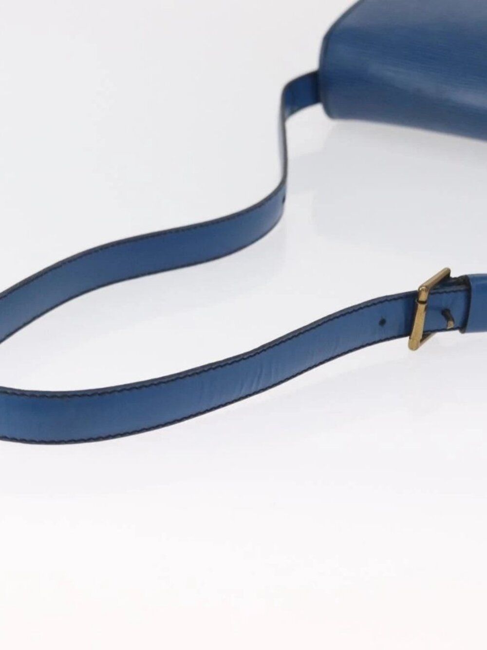 LOUIS VUITTON Epi Saint Cloud GM Shoulder Bag Toledo Blue M52195 LV Auth 163371 - Picture 8 of 16